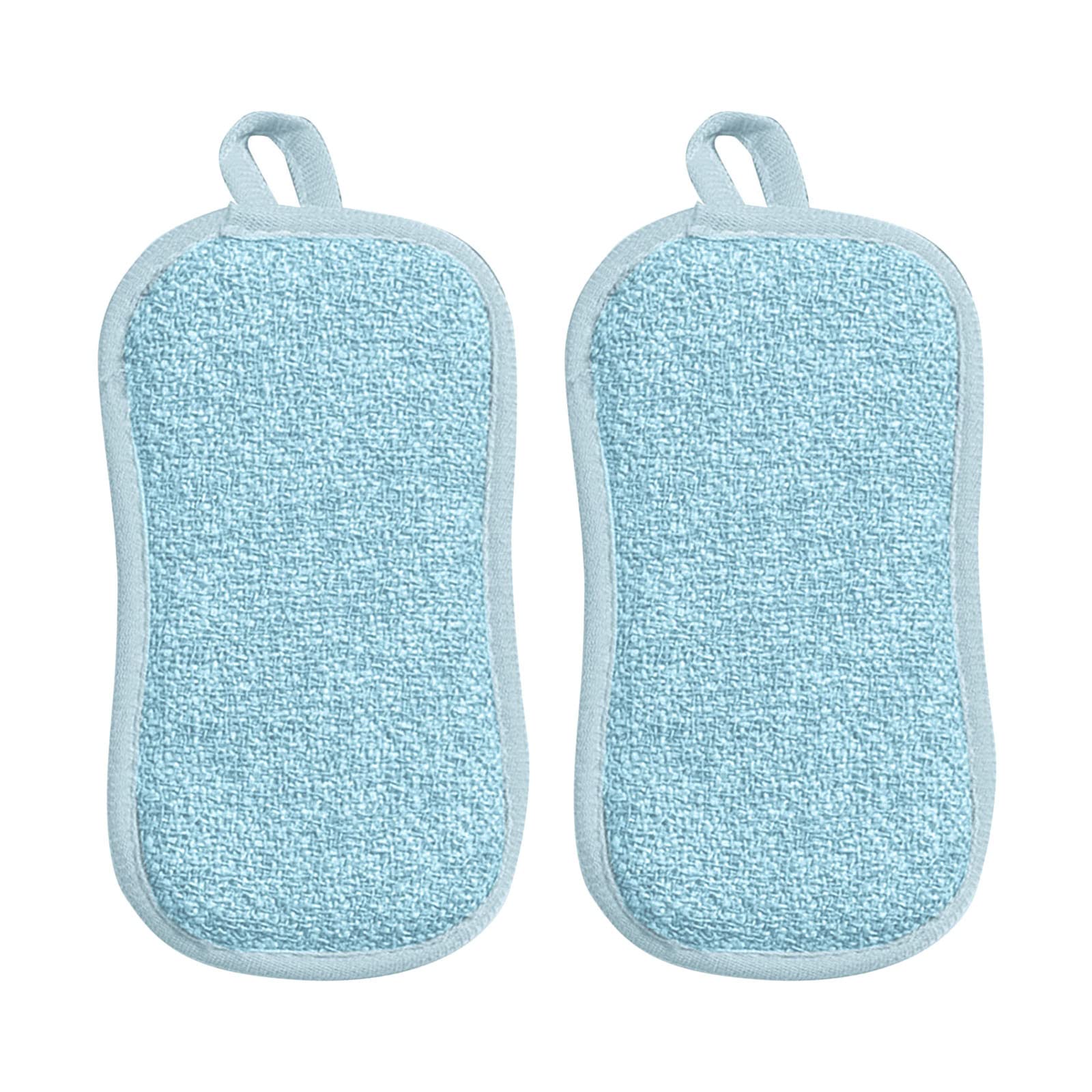 Double-Sided Dish Sponge - Thickened Scouring Pad for Kitchen Cleaning | Bulk Dishwashing Cloths