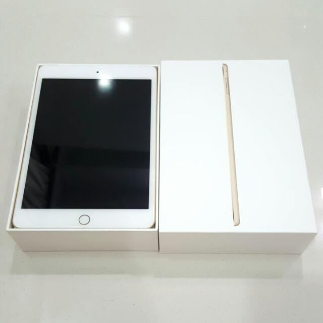 Apple iPad Mini 4 16GB 4G LTE Gold - Portable Tablet for Work, Travel & Entertainment | Fast Performance & Stunning Display