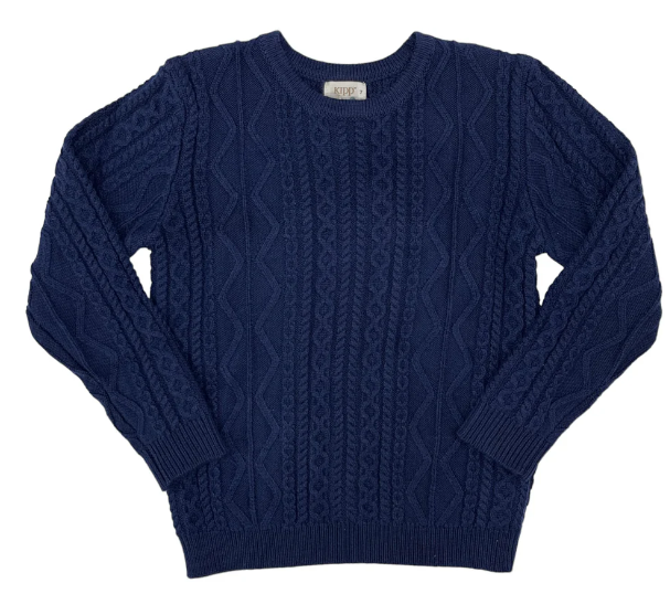 KIPP Cable Knit Sweater for Kids (3-12 Years) - Cozy Winter Pullover for Boys & Girls - Perfect for School, Playdates & Outdoor Activities