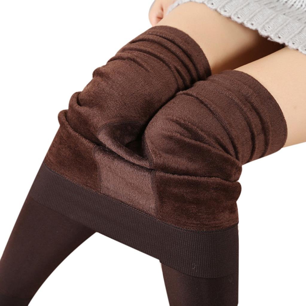 Napoo Women's Winter Fleece Lined Thermal Leggings - Thick Warm Stretchy Pants for Cold Weather | Perfect for Outdoor Activities, Yoga & Lounge Wear