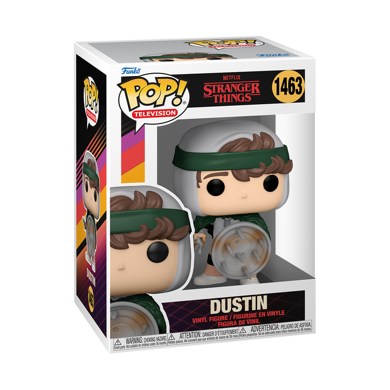Dustin Henderson Funko Pop Vinyl Figure - Stranger Things Collectible with Protector Case - Perfect for Fans, Gifts, and Display
