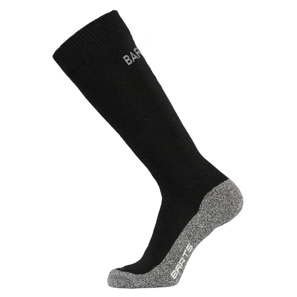 Barts Ski Socks for Men & Women - Thermal Winter Snow Socks - Moisture Wicking & Cushioned for Skiing, Snowboarding & Outdoor Activities - Black