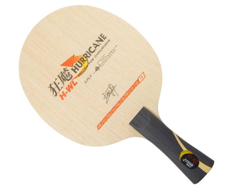 DHS Hurricane Pro Table Tennis Blade - Shakehand Grip (FL Handle) for Competitive Play & Training | Perfect for Offensive Players & Tournament Matches