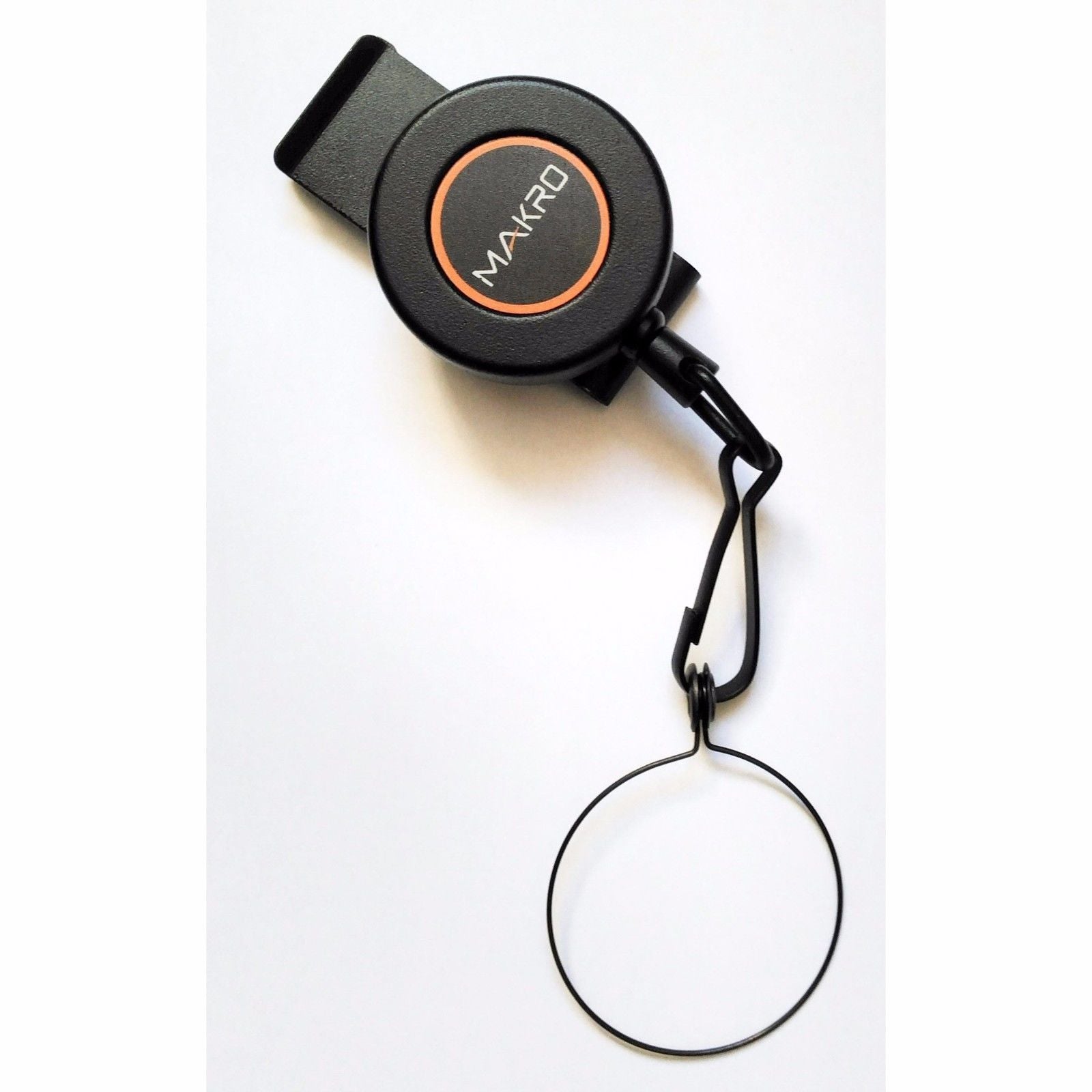 Retractable Security Lanyard with Makro Pointer - Heavy Duty Badge Holder for ID Cards & Keys - Perfect for Office, Events, and Trade Shows