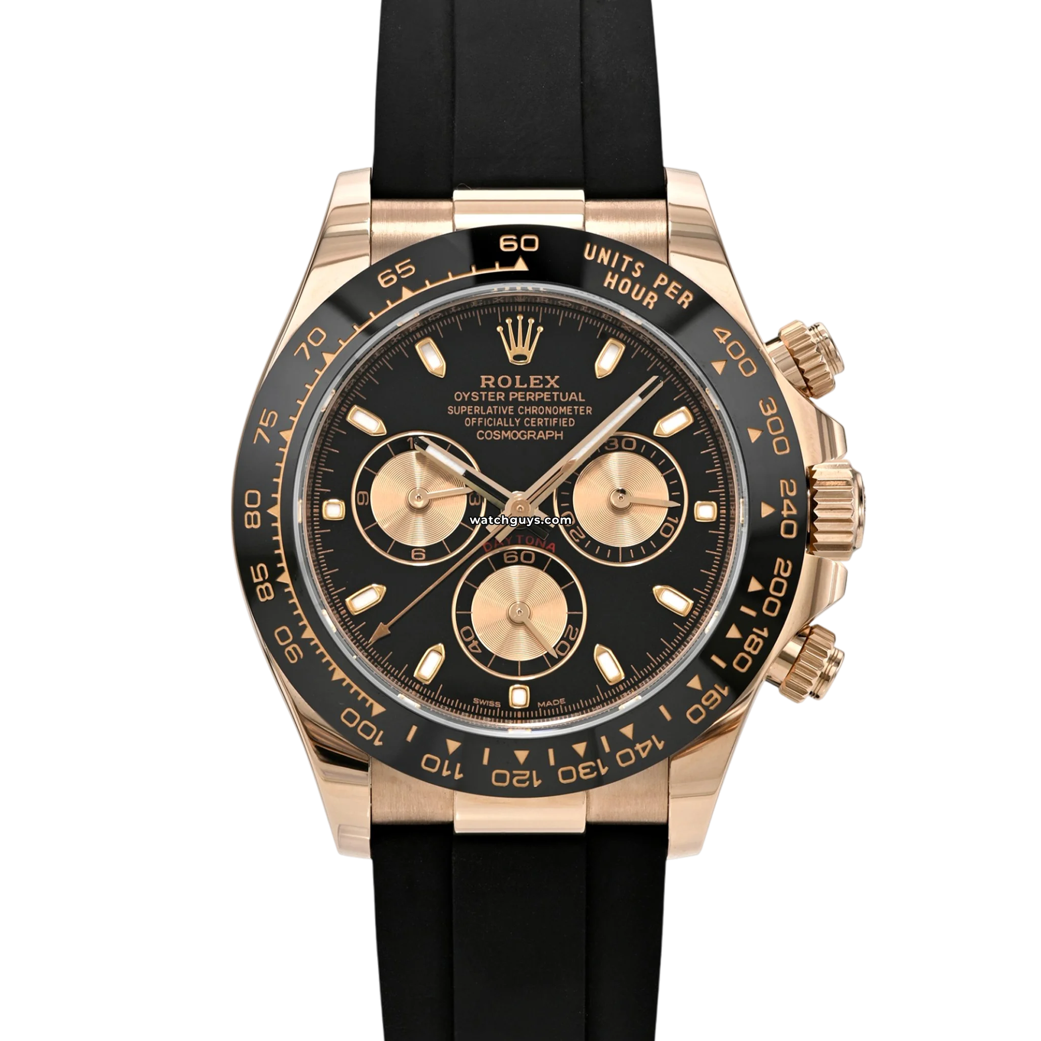 Rolex Daytona 116515LN Rose Gold Men's Watch - Luxury Chronograph Timepiece for Business, Gala & Special Occasions