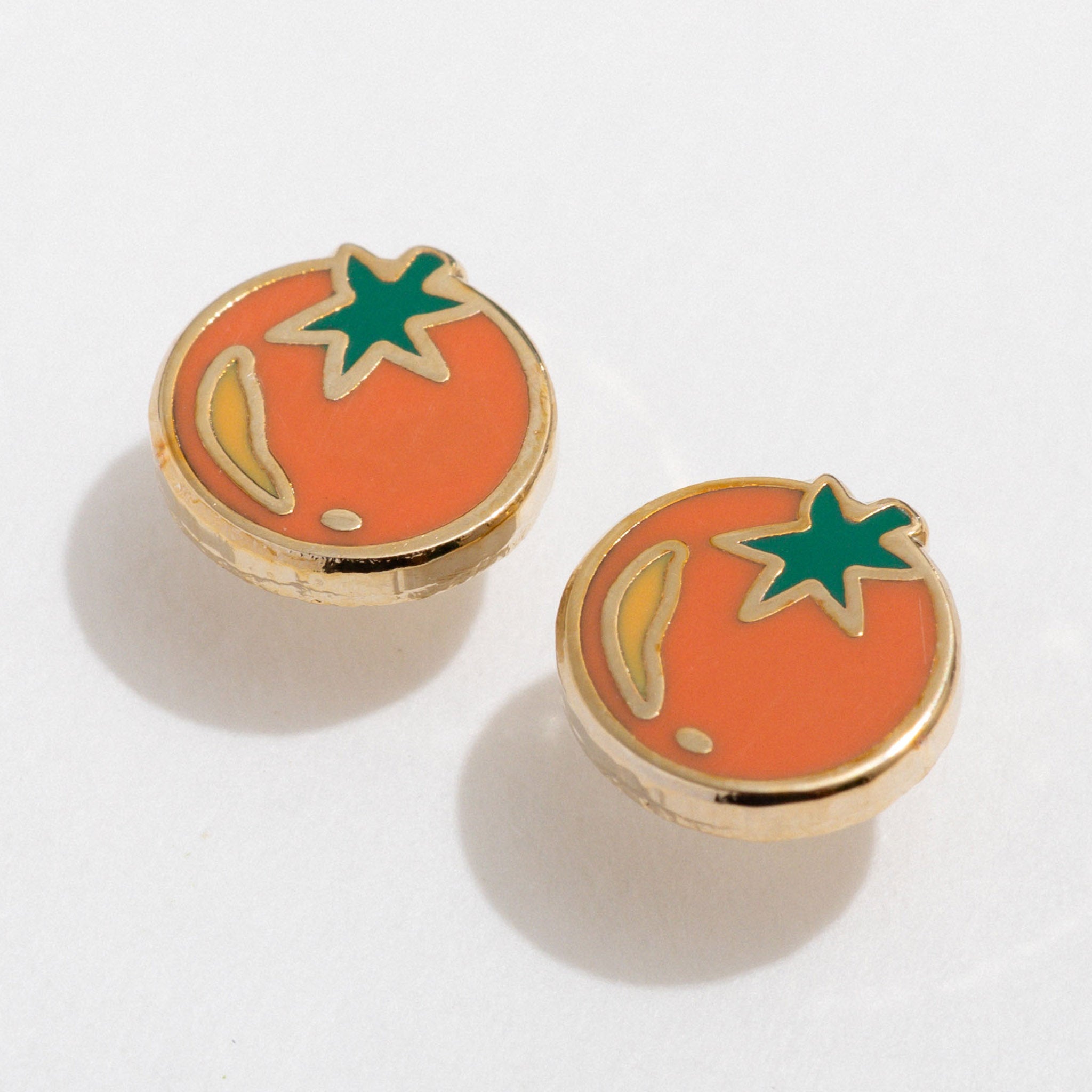 Tomato Studs Earrings for Women - Trendy Stainless Steel Hypoallergenic Earrings for Daily Wear, Parties & Gifts