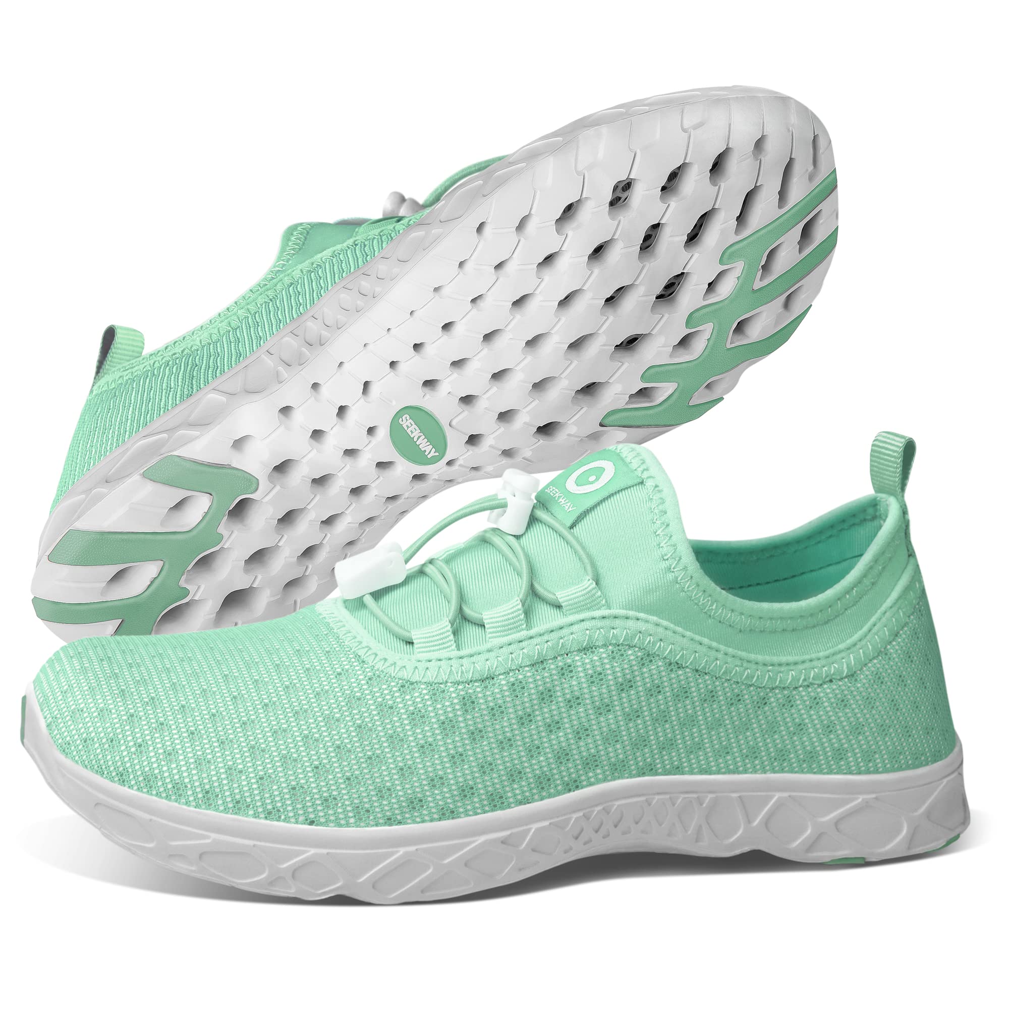 SEEKWAY Men's Women's Quick Dry Water Shoes Barefoot Aqua Shoes for Beach Walking, Kayaking, Boating & Water Sports - SP006 | Perfect for Swimming, Surfing, Yoga & Outdoor Adventures