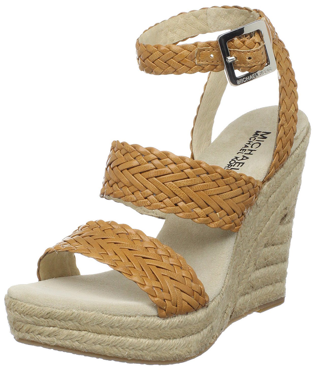 Michael Kors Women's Juniper Espadrille Wedge Sandals - Comfortable Summer Casual Shoes for Beach, Vacation & Outdoor Wear
