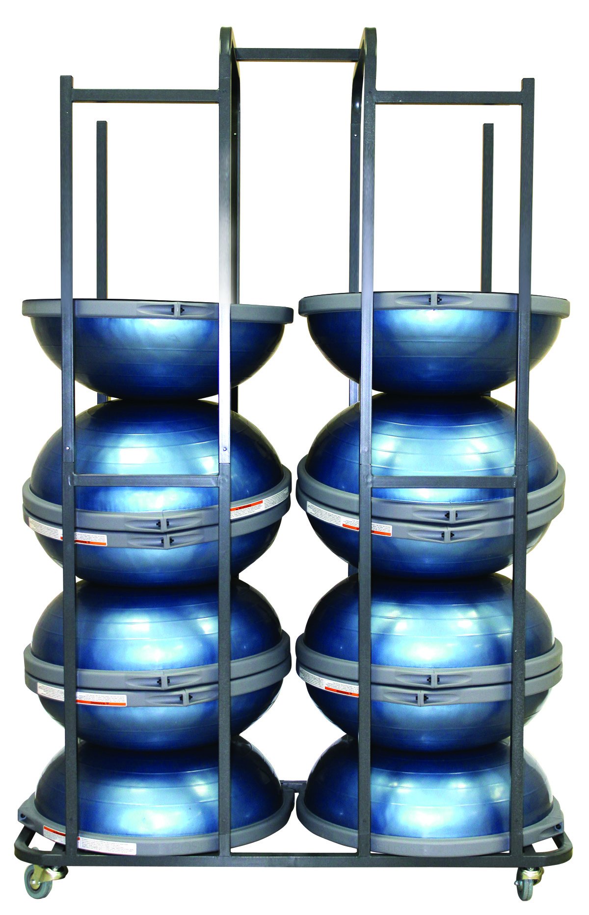 BOSU® Balance Trainer Storage Rack - Heavy Duty Fitness Equipment Organizer for Home Gym, Yoga Studio & Workout Room - Wall Mount or Freestanding Design