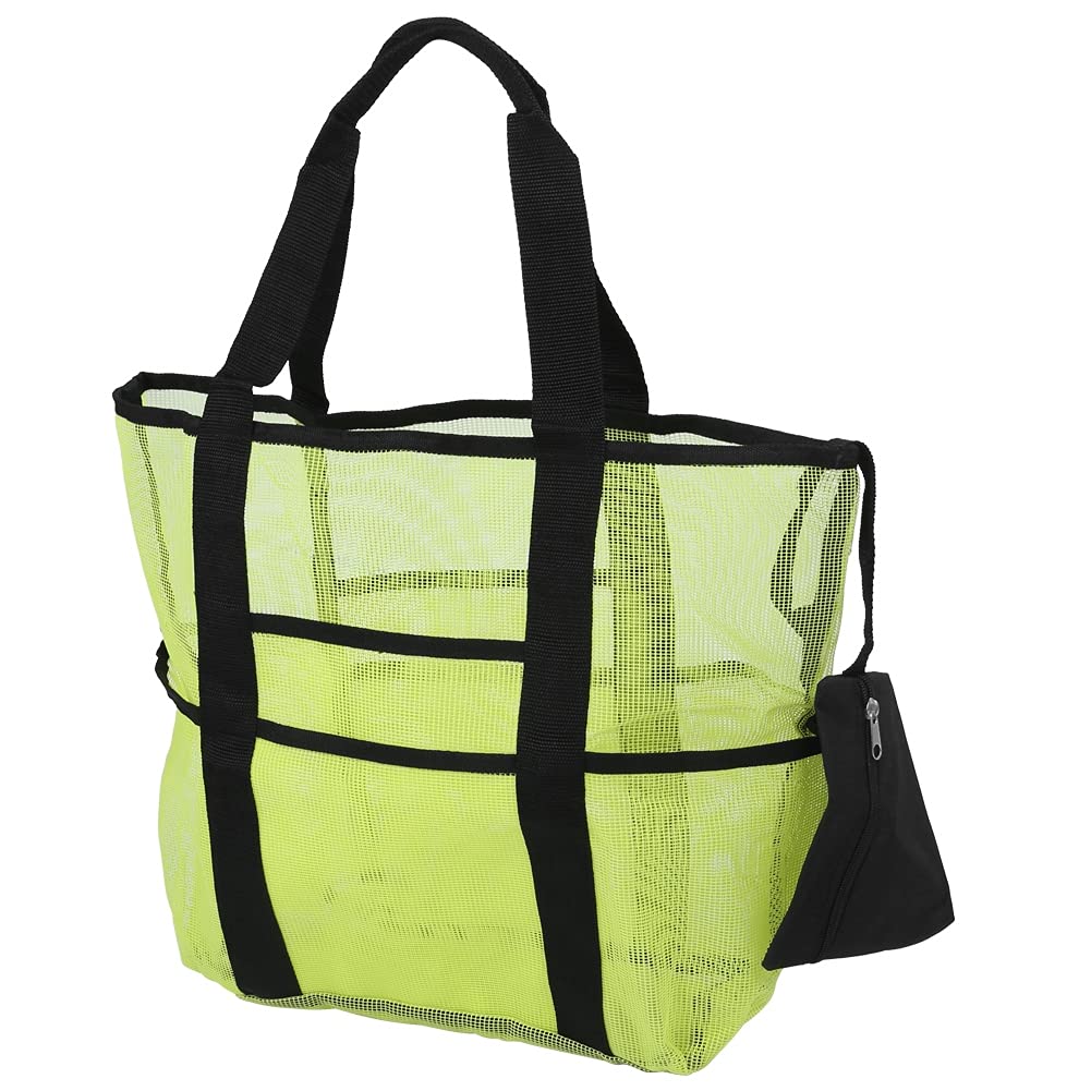 Shanbor Mesh Storage Bag for Travel & Beach - 43 x 39 x 20cm Waterproof Organizer for Outdoor Sports, Camping, Picnics & Vacation Essentials