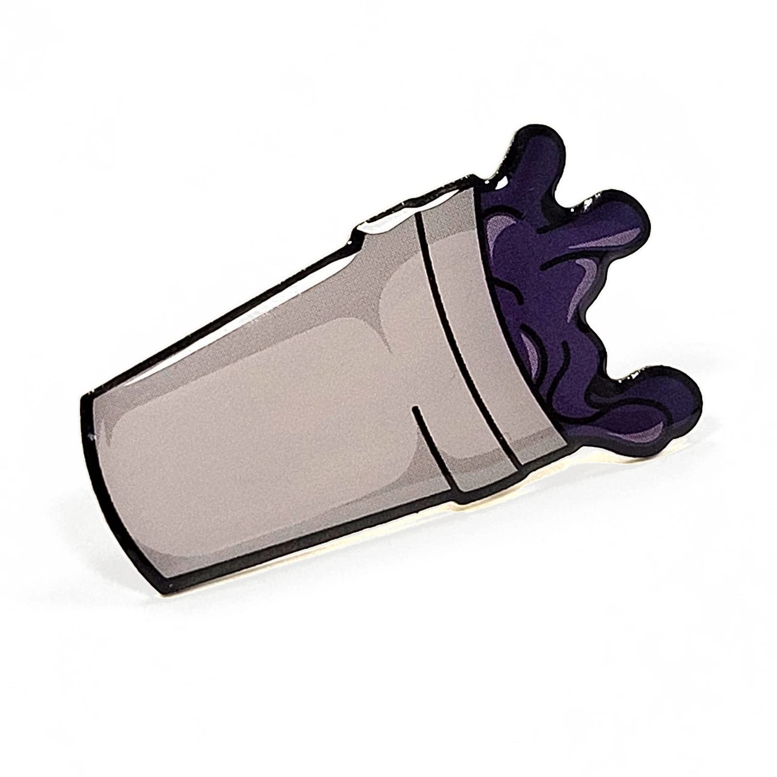 Purple Drank Double Cup Love Pin - Hip Hop Jewelry Accessory for Rappers & Music Fans - Perfect for Concerts, Parties & Streetwear Fashion