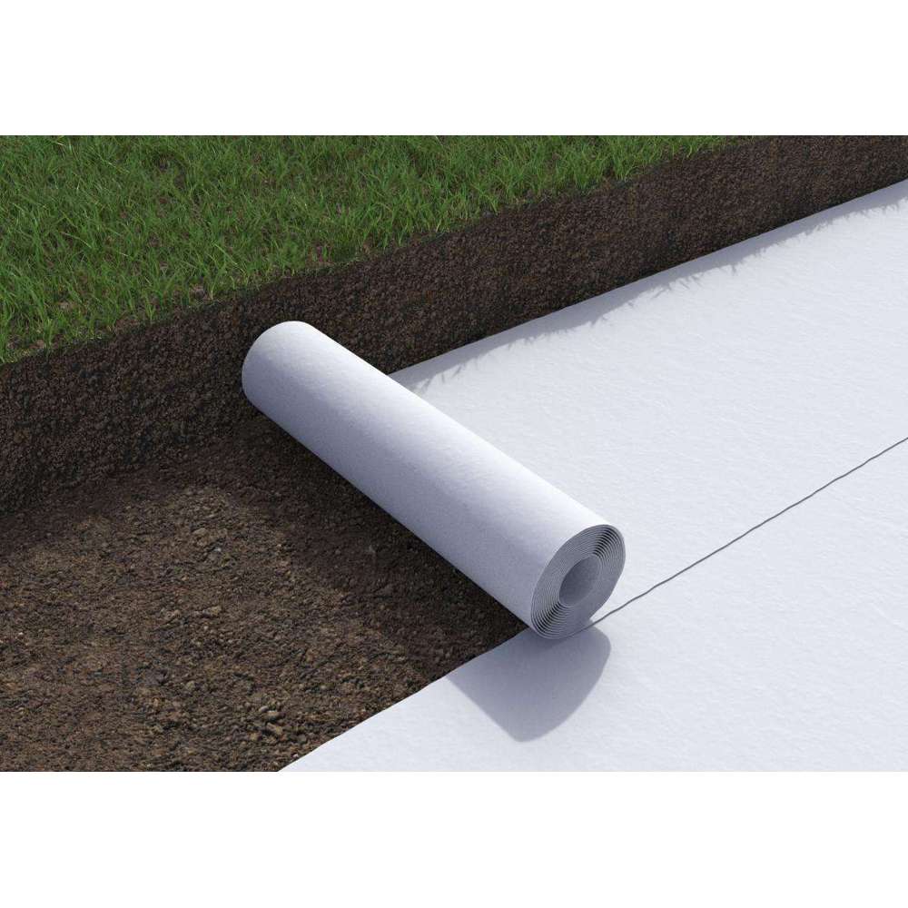 Duraforce Geotextile AS280 6 x 100m (A24) Non-Woven Needle-Punched Roll for Erosion Control & Road Construction | Heavy-Duty Landscape Fabric for Drainage & Soil Stabilization