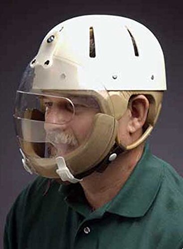Danmar Hard Shell Helmet with Face Guard - Small Size Tan Safety Helmet for Motorcycle, ATV, Bike Riding | Durable Protection for Adults & Youth | Perfect for Off-Road Adventures & Urban Commuting