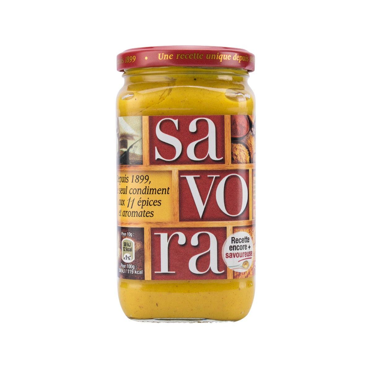 AMORA Savora Sweet Mustard (13.6oz) - Premium French Mustard for Sandwiches, Hot Dogs & Salad Dressings | Gluten-Free Condiment for BBQ, Burgers & Charcuterie Boards