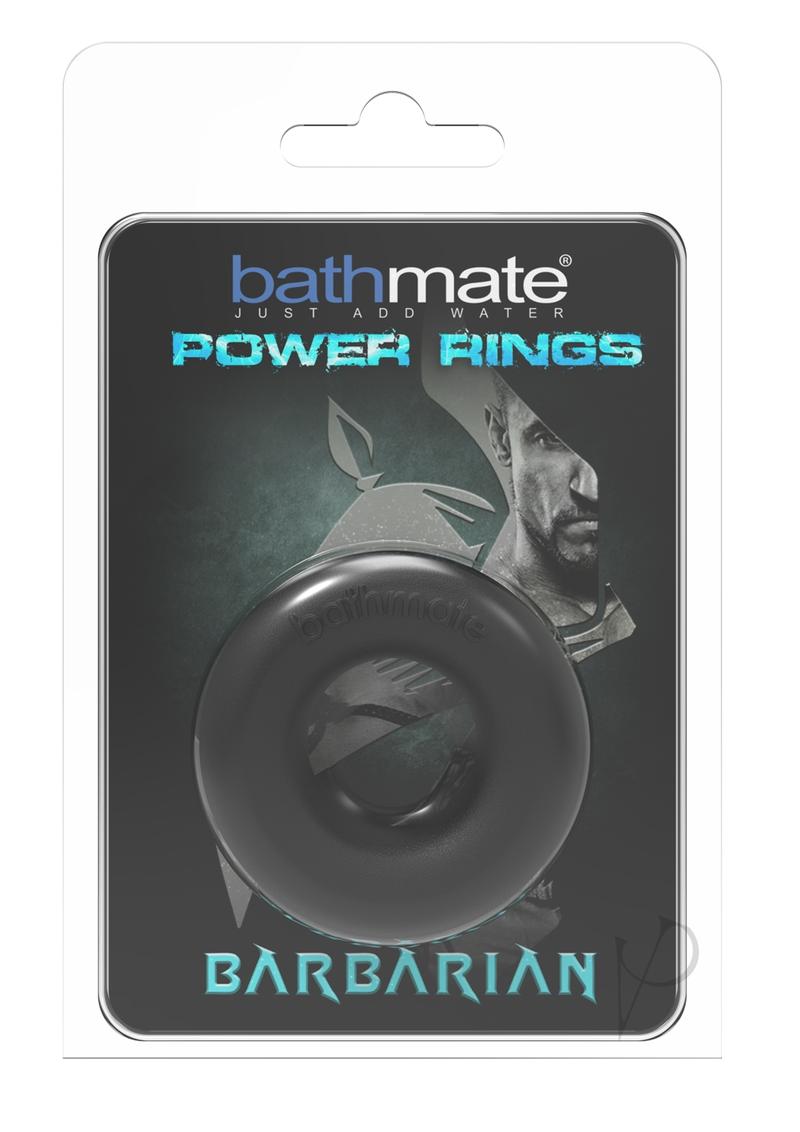 Bathmate Barbarian Power Ring Cock Ring - Black - Enhance Performance & Pleasure for Men - Perfect for Couples & Solo Play