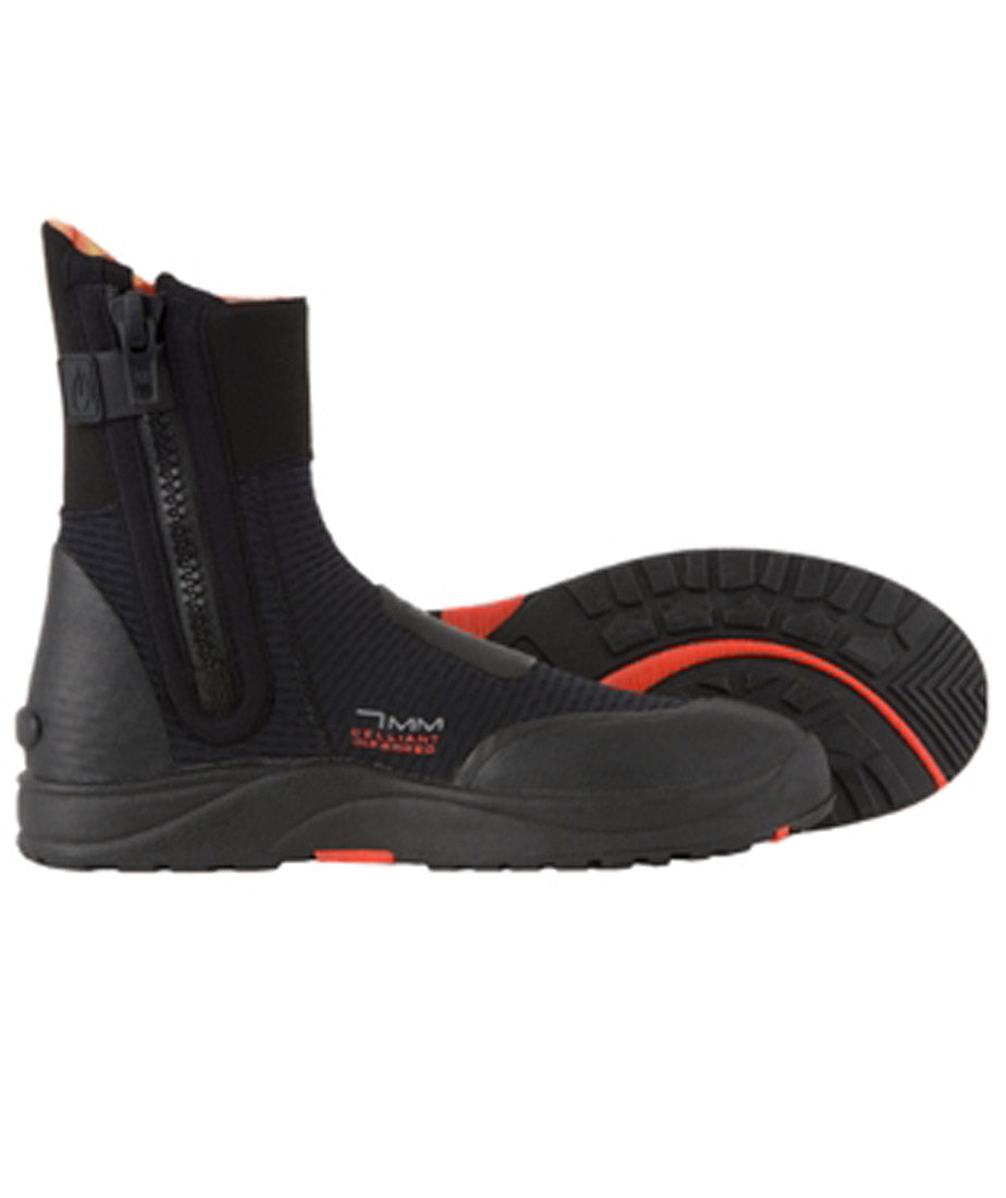 7mm Ultrawarmth Neoprene Booties for Scuba Diving & Snorkeling - Cold Water Protection for Water Sports & Beach Activities