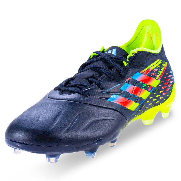 Adidas Copa Sense.2 FG Soccer Cleats for Men - Core Black/Team Solar Yellow - Firm Ground Football Boots for Professional Play & Training