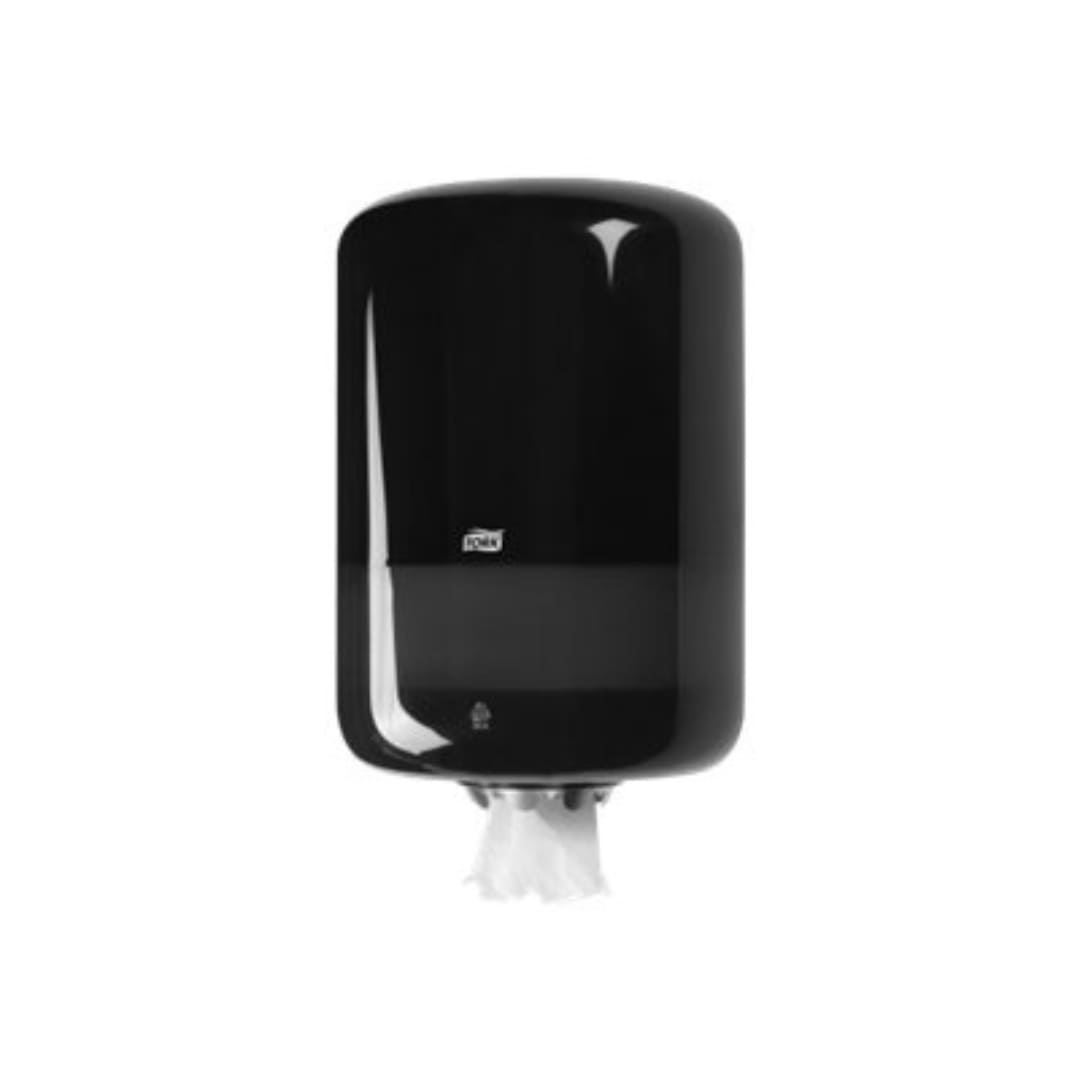 Tork Wiper Centerfeed Roll Dispenser Black 559038 - Commercial Grade Paper Towel Dispenser for Restaurants, Offices & Public Restrooms