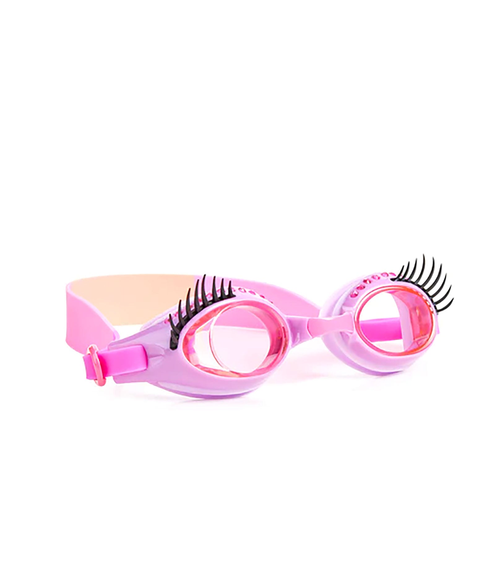 Bling2o Glam Lash Waterproof Swim Goggles for Women - Fashionable UV Protection Swimming Goggles with Comfort Fit for Pool, Beach & Water Sports