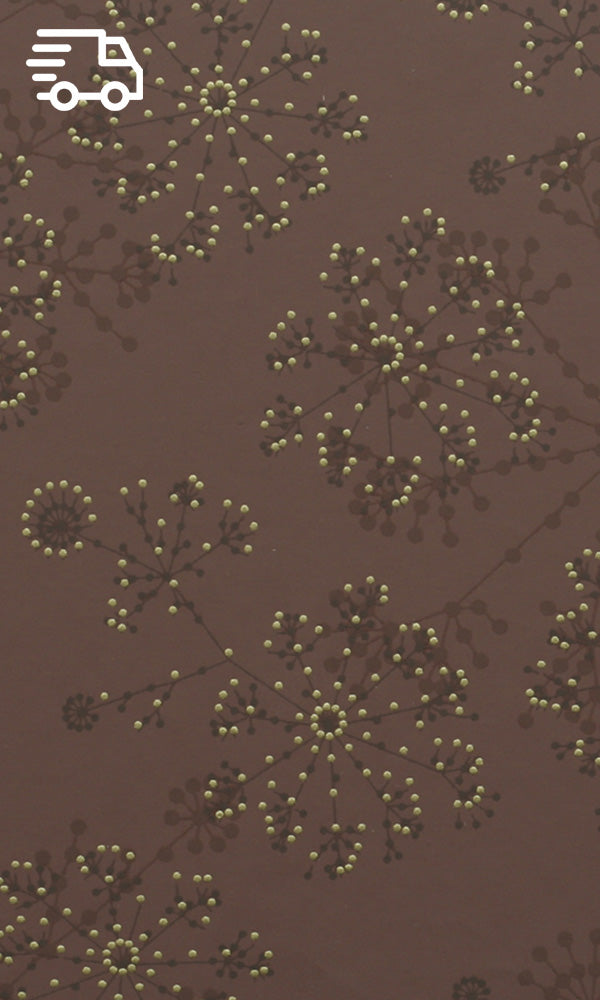 Brown Clustered Beads Wallpaper R7276 - Elegant Textured Peel and Stick Wallpaper for Living Room, Bedroom & Home Decor