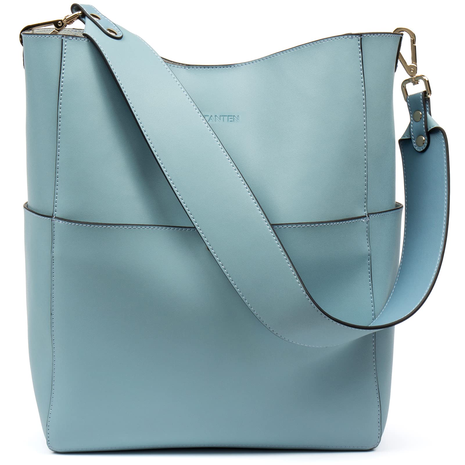 BOSTANTEN Genuine Leather Designer Handbag for Women - Stylish Tote, Shoulder & Bucket Purse | Perfect for Work, Travel & Everyday Use