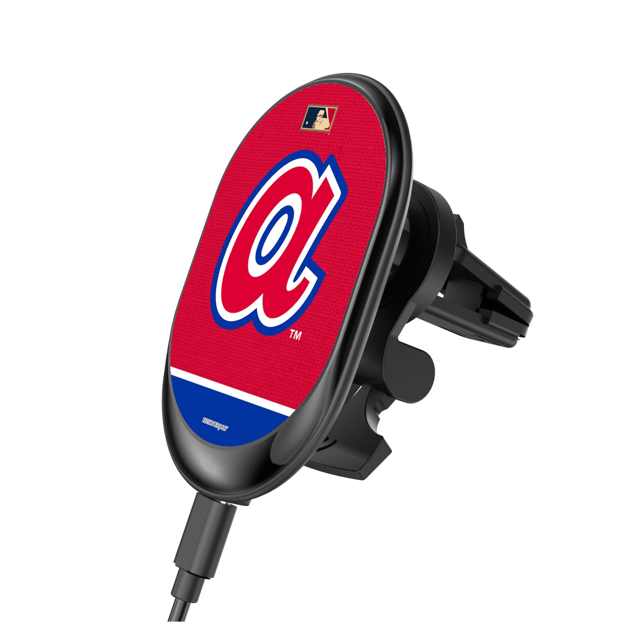 Atlanta Braves 1972-1980 Cooperstown Collection Wireless Magnetic Car Charger - Fast Charging Phone Mount for iPhone & Android - Perfect for Road Trips & Commuting