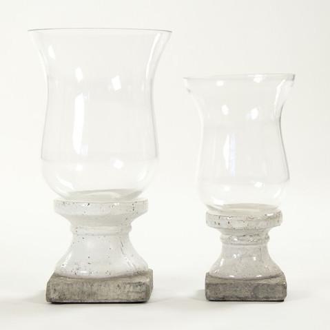 White Crackle Glaze Ceramic Urn for Ashes - Elegant Glass & Cement Design - Perfect for Memorials, Home Decor, and Funeral Services