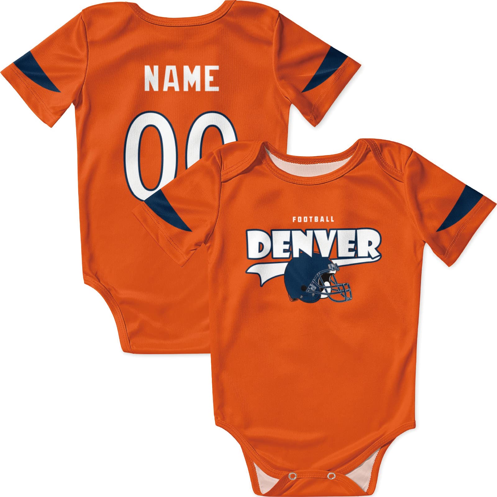 ANTKING Personalized Baby Onesie - Custom Name & Number Outfit for Boys & Girls | Perfect Baby Shower Gift & Newborn Photo Outfit