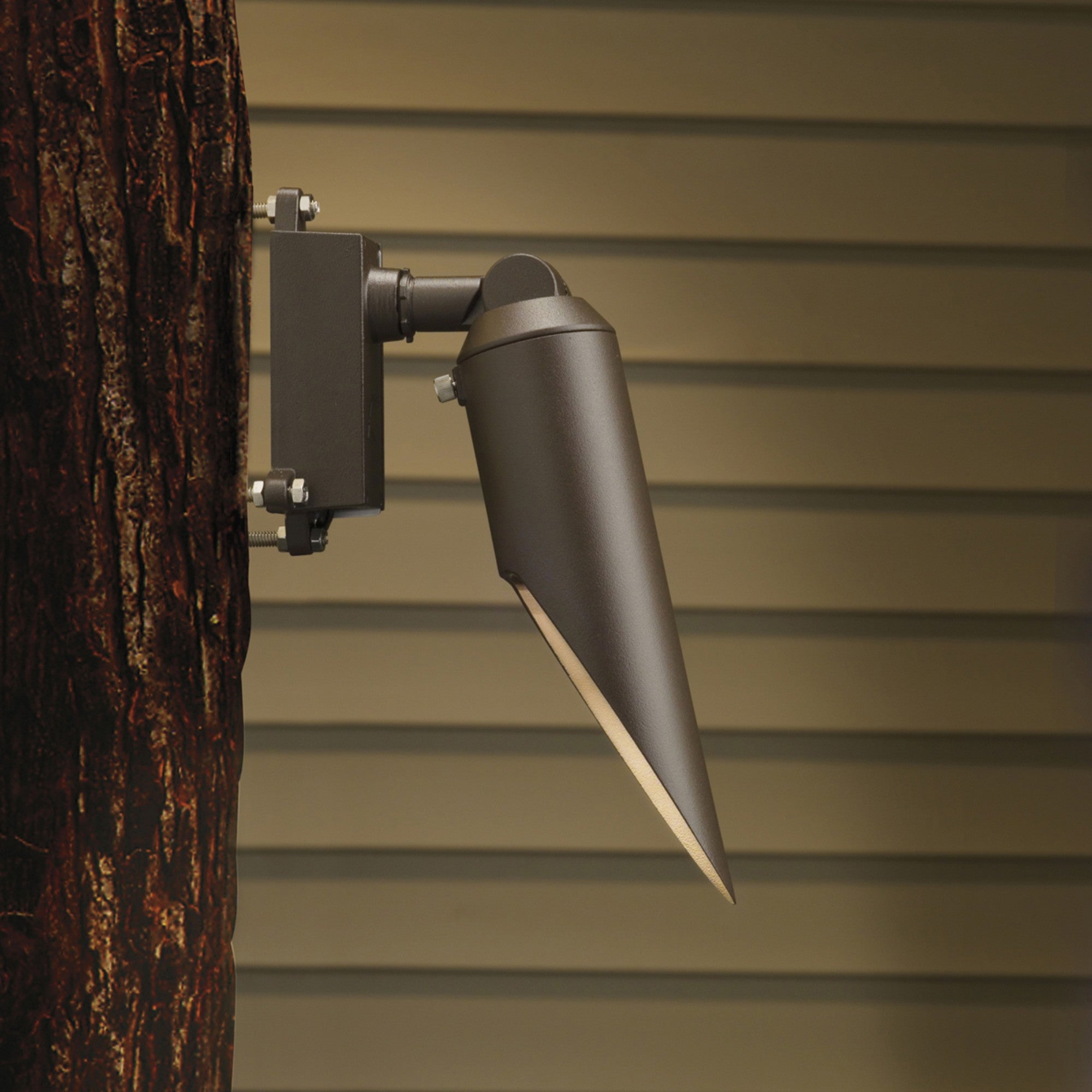 12V Mini Downlight - Aluminum Bronze Landscape Lighting for Outdoor Gardens, Pathways, and Patios