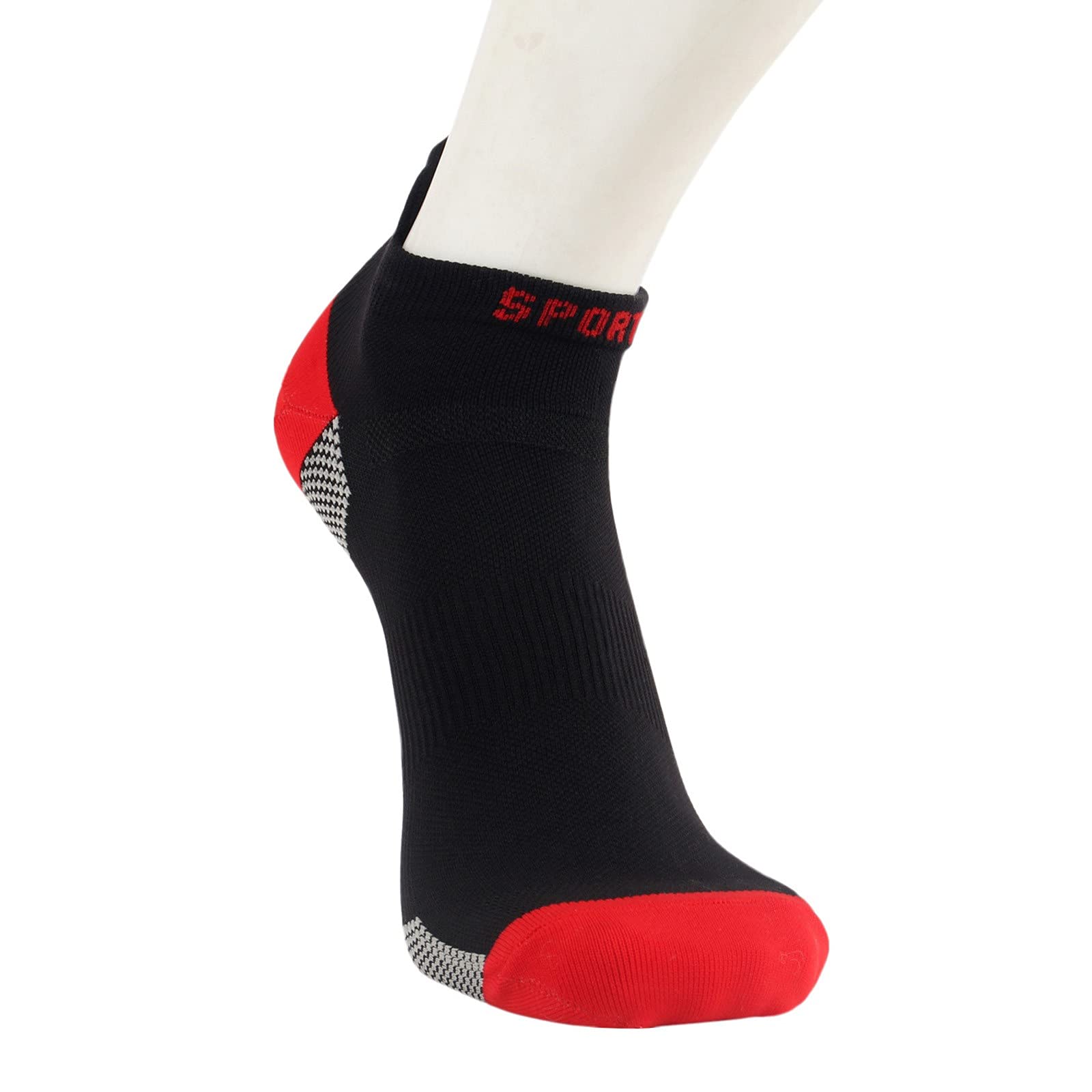 Breathable Quarter Cycling Socks for Women & Men - Athletic Compression Socks for Running, Biking & Workouts - Moisture-Wicking Sports Socks for Gym & Outdoor Activities