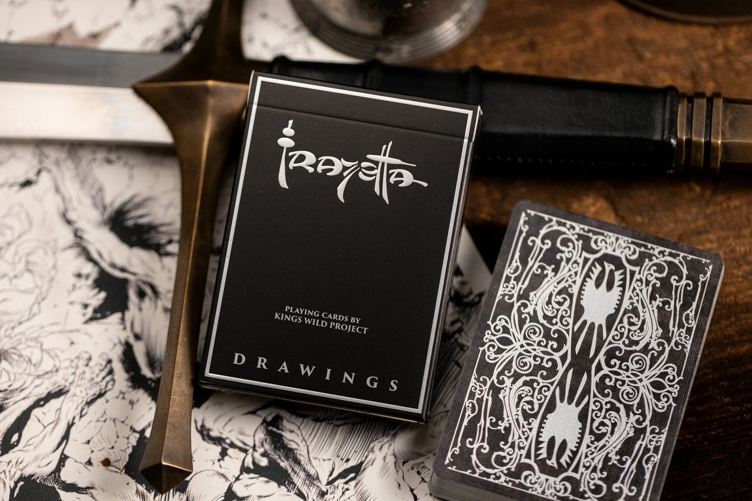 Frazetta Art Museum x Kings Wild Playing Cards - Limited Edition Collectible Deck for Card Games, Magic Tricks & Gifts | Premium Artwork Inspired by Frank Frazetta
