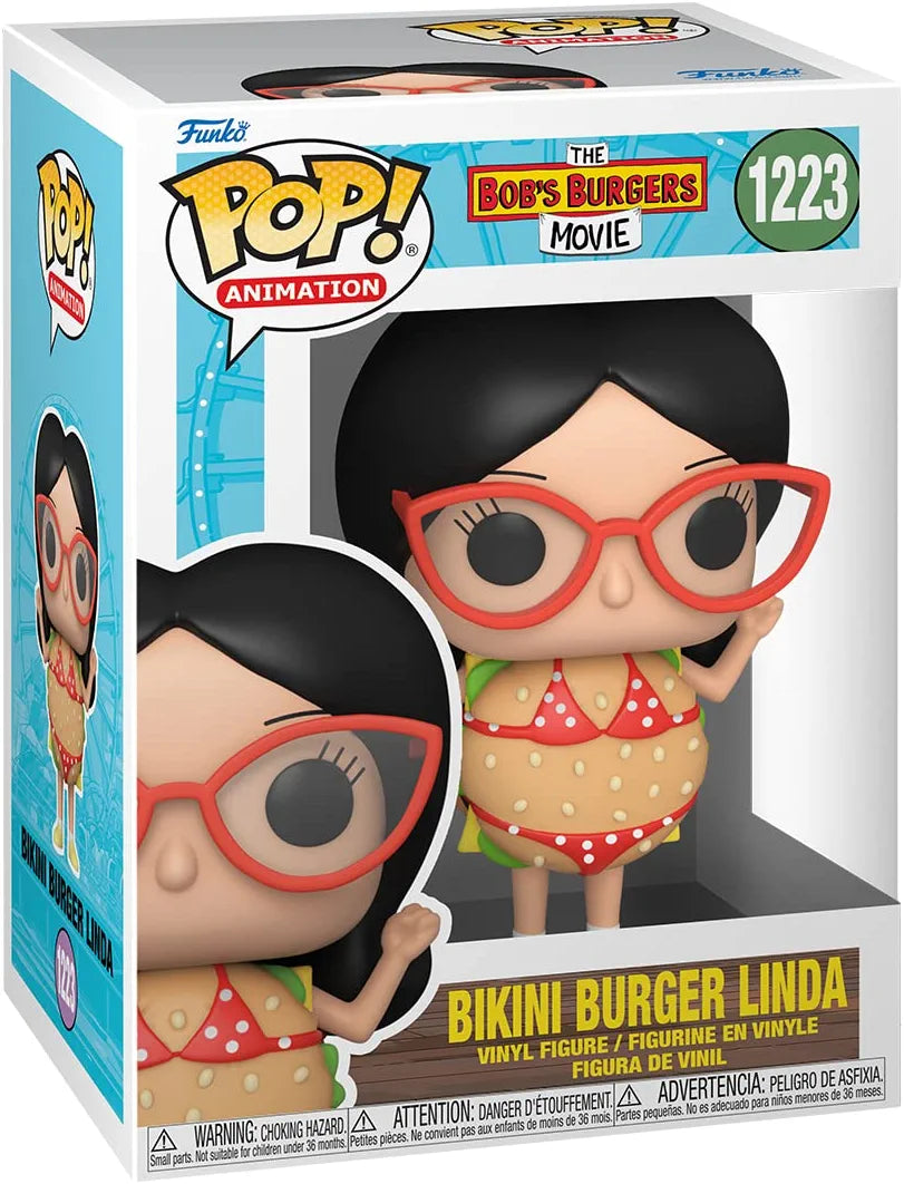 Bobs Burgers Movie Bikini Burger Linda #1223 - Collectible Action Figure for Fans & Display - Perfect for Home Decor, Office Display, and Bob's Burgers Merchandise Collection