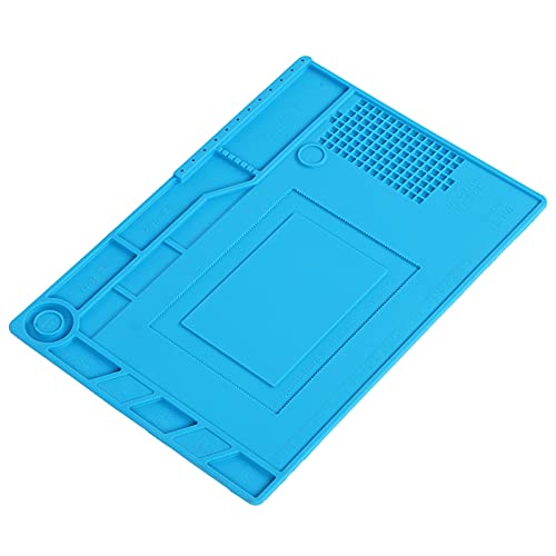 Premium Silicone Electronic Repair Mat - Heat Resistant, Magnetic Work Surface for Computer & DIY Repairs | Ideal for Workshops, Phone Repair, Soldering & Electronics Projects