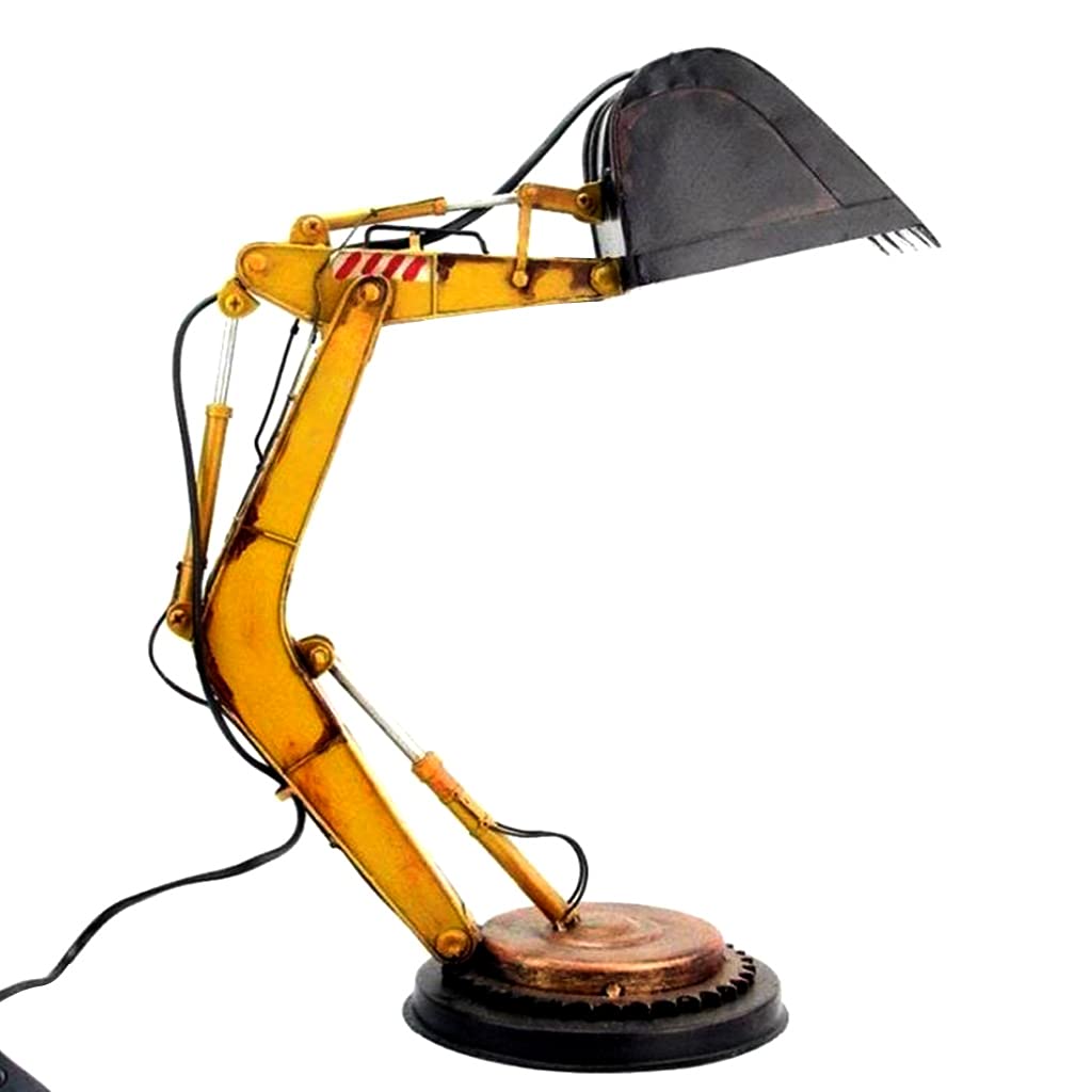 Cuawan Table Lamp - Creative Digger Desk Lamp with Excavator Design, Kids Night Light for Bedroom, Reading Lamp for Children's Study Desk | Perfect for Bedside, Nursery Decor and Gift Idea