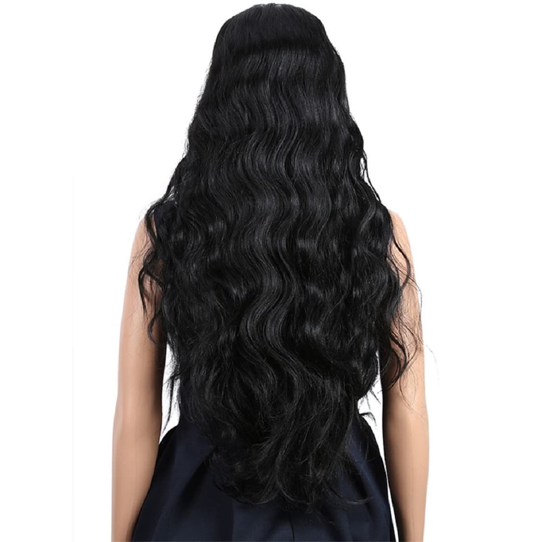 5 Clip Black Curly/Wavy Hair Extensions for Women - 22 & 24 Inch Silky Soft Synthetic Hair | Natural Looking Clip-in Extensions for Daily Wear, Parties & Special Occasions