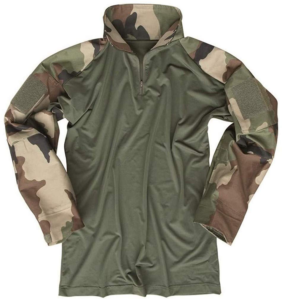 Mil-Tec Military Combat Shirt CCE - Tactical Army BDU Shirt for Outdoor Survival & Airsoft - Durable Camouflage Uniform for Hunting, Hiking & Adventure