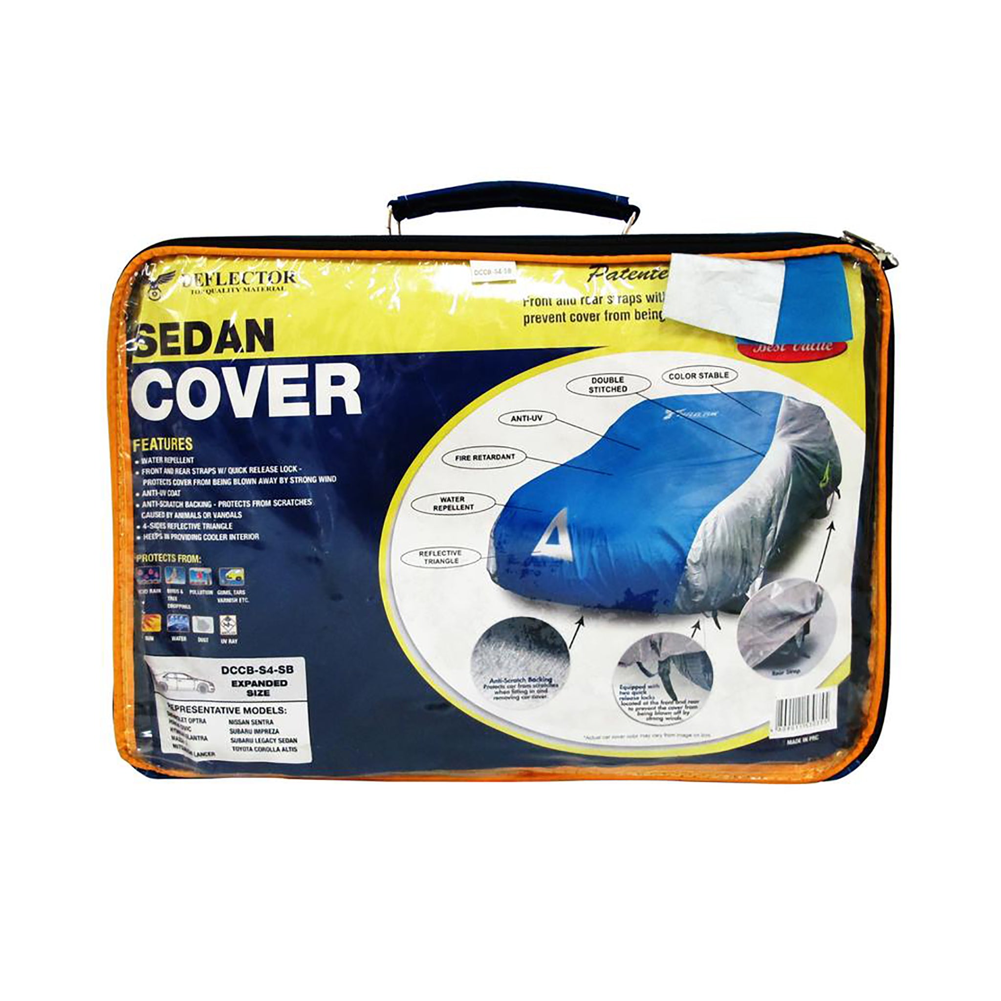 Waterproof Car Cover for Sedan - Large Size, Blue - All-Weather Protection for Outdoor Parking & Long-Term Vehicle Storage