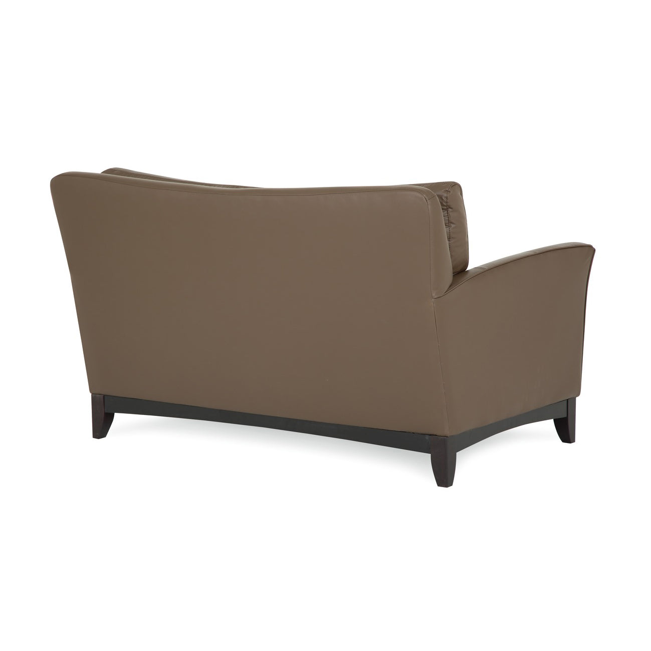 Palliser Custom Loveseat with Wood Base and Sweet Heart Back - Elegant Small Sofa for Living Room, Bedroom, or Office - Made in India