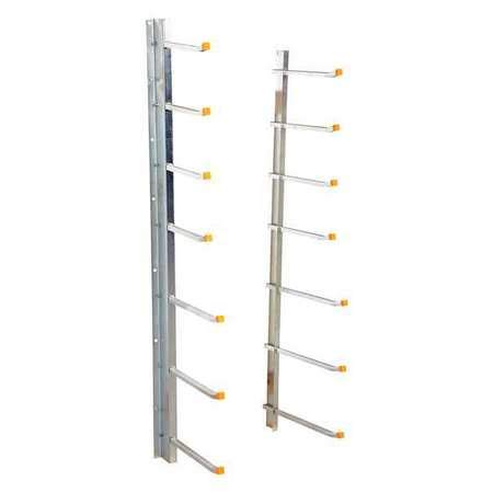 Vestil Imported Wall Mounted Cantilever Racks - 60 Inch Height Heavy Duty Storage Shelving for Warehouse, Garage & Industrial Organization