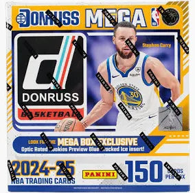 2024 Panini Donruss Basketball Mega Box - 25 Packs of NBA Trading Cards | Collectible Sports Cards for Fans & Investors | Perfect for Trading, Collecting & Displaying