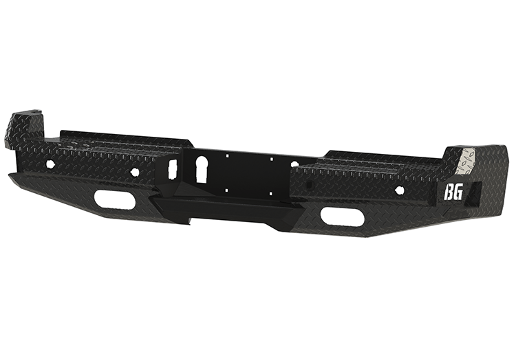2023-2025 Ford F450 Super Duty Rear Bumper with Sensor Cutouts | Heavy-Duty Bodyguard KFF23BY Bumper | Perfect for Off-Roading & Truck Protection