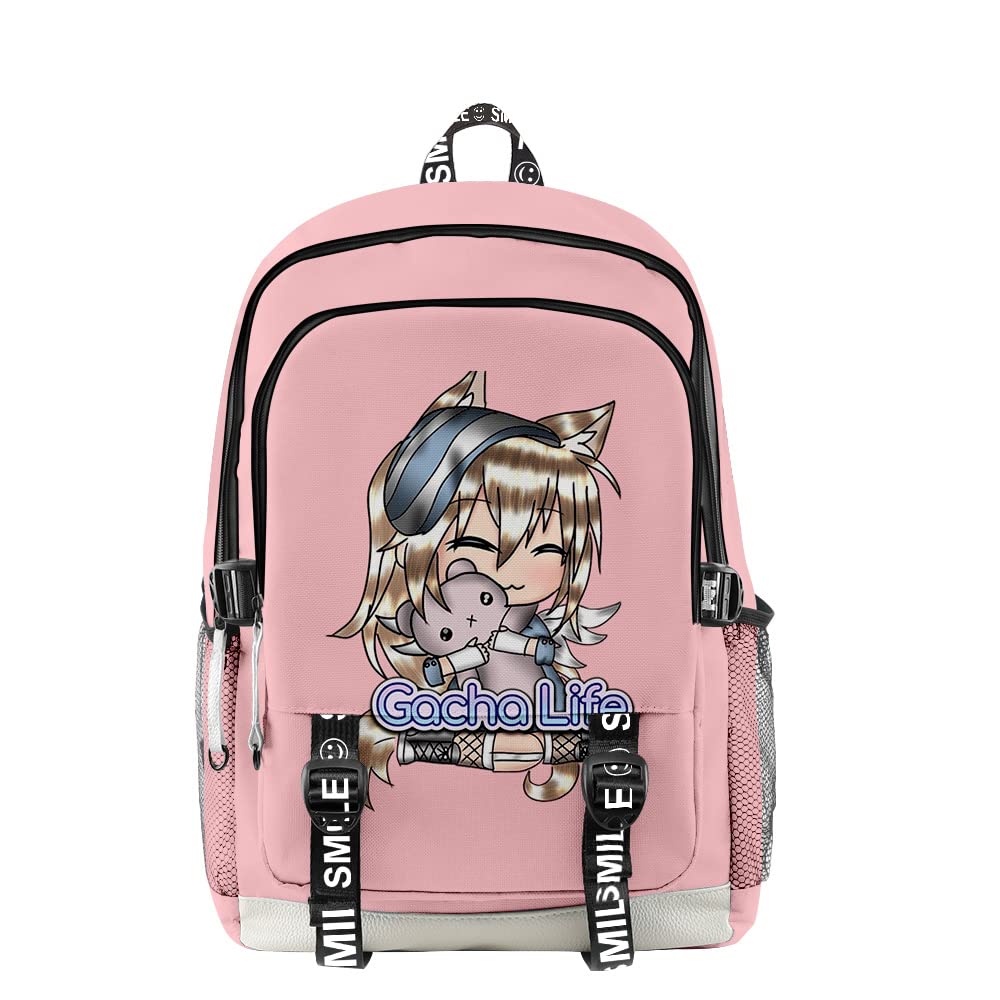 3D Gacha Life Backpack - Oxford Travel Bag for Teens & School