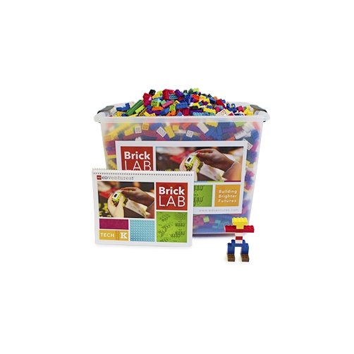 BrickLAB Tech Set - STEM Building Blocks for Kindergarten Kids - Creative Learning Toys for Classroom & Home Education