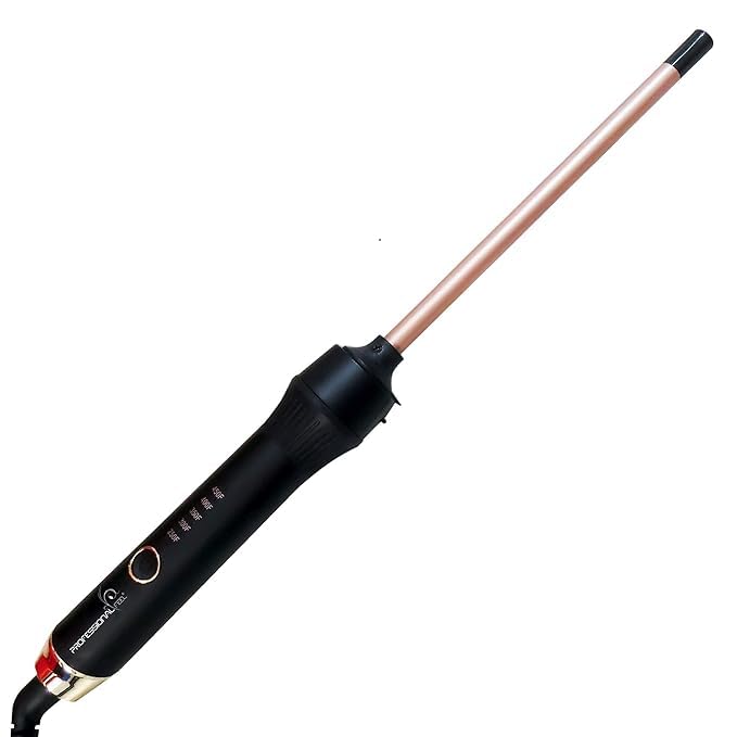 Professional Electric Hair Curling Wand for Women - 9mm Barrel, Damage-Free Styling for Beach Waves & Loose Curls | Perfect for Home Use, Parties & Special Occasions