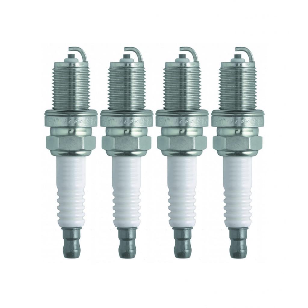 NGK BKR6E V-Power Spark Plug for 2004 Suzuki Verona - Set of 4 (Part# 6962) - Improves Engine Performance & Fuel Efficiency for Daily Commuting & Highway Driving