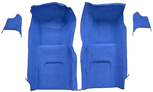 1965-1966 Chevrolet Corvette Carpet Set - Premium 80/20 Loop Pile in Bright Red (565) - Perfect Fit for Passenger Area - Upgrade Your Classic Car Interior for Shows & Cruising