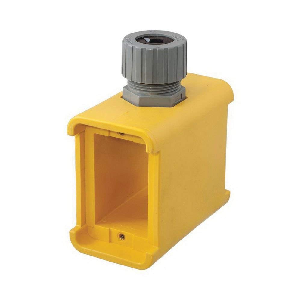2 Gang Portable Outlet Box with 1