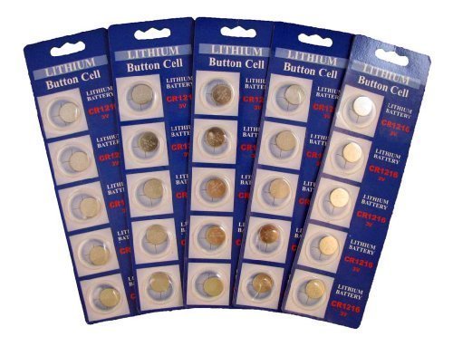 CR1216 Lithium Button Cell Batteries - 25 Pack - Long Lasting 3V Coin Battery for Watches, Calculators, Key Fobs & Medical Devices - Replacement for DL1216, BR1216, ECR1216