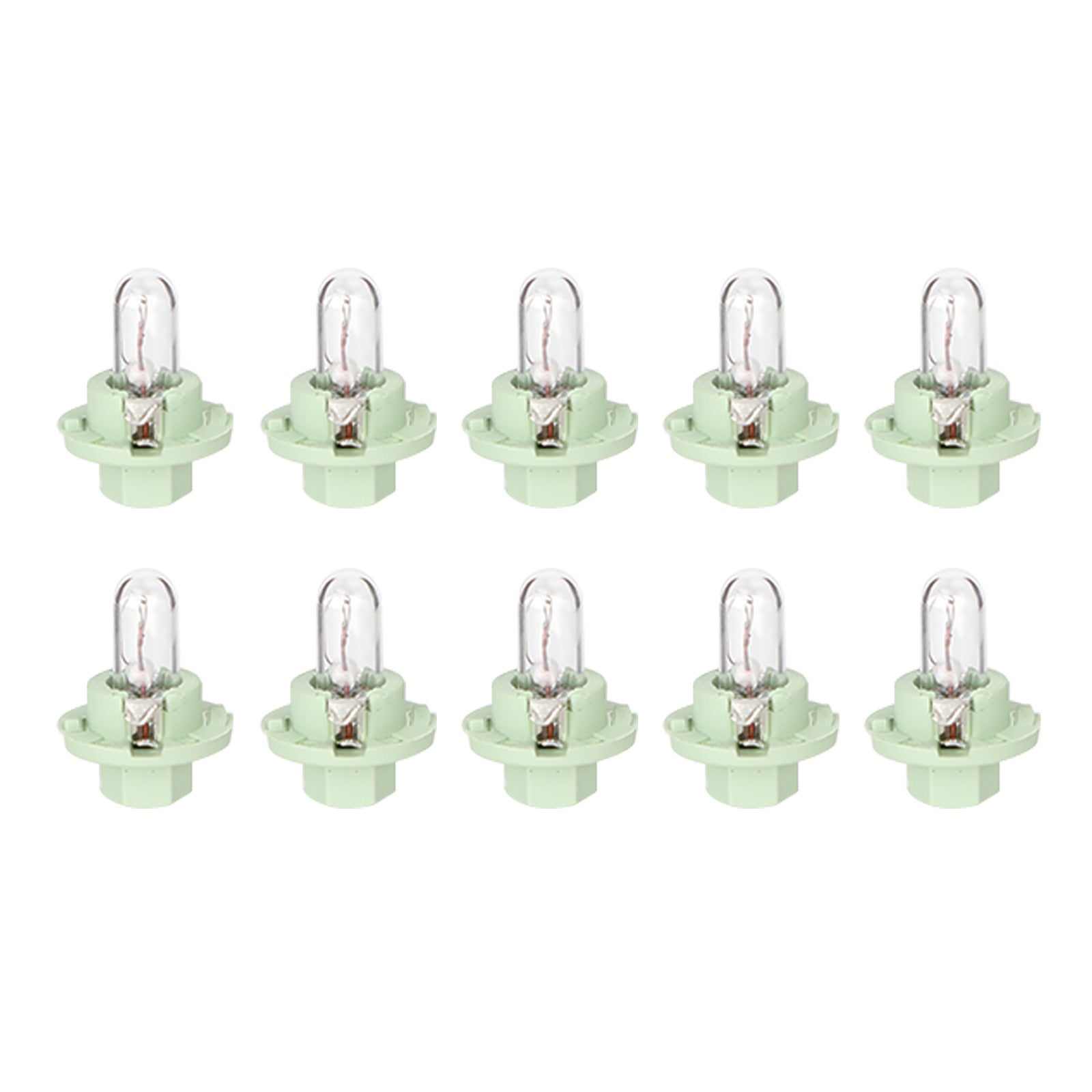 10 Pack OSRAM 2352MFX6 12V 2W BX8.4d Car Instrument Panel Lights - Replacement Bulbs for Dashboard, Gauges & Interior Lighting