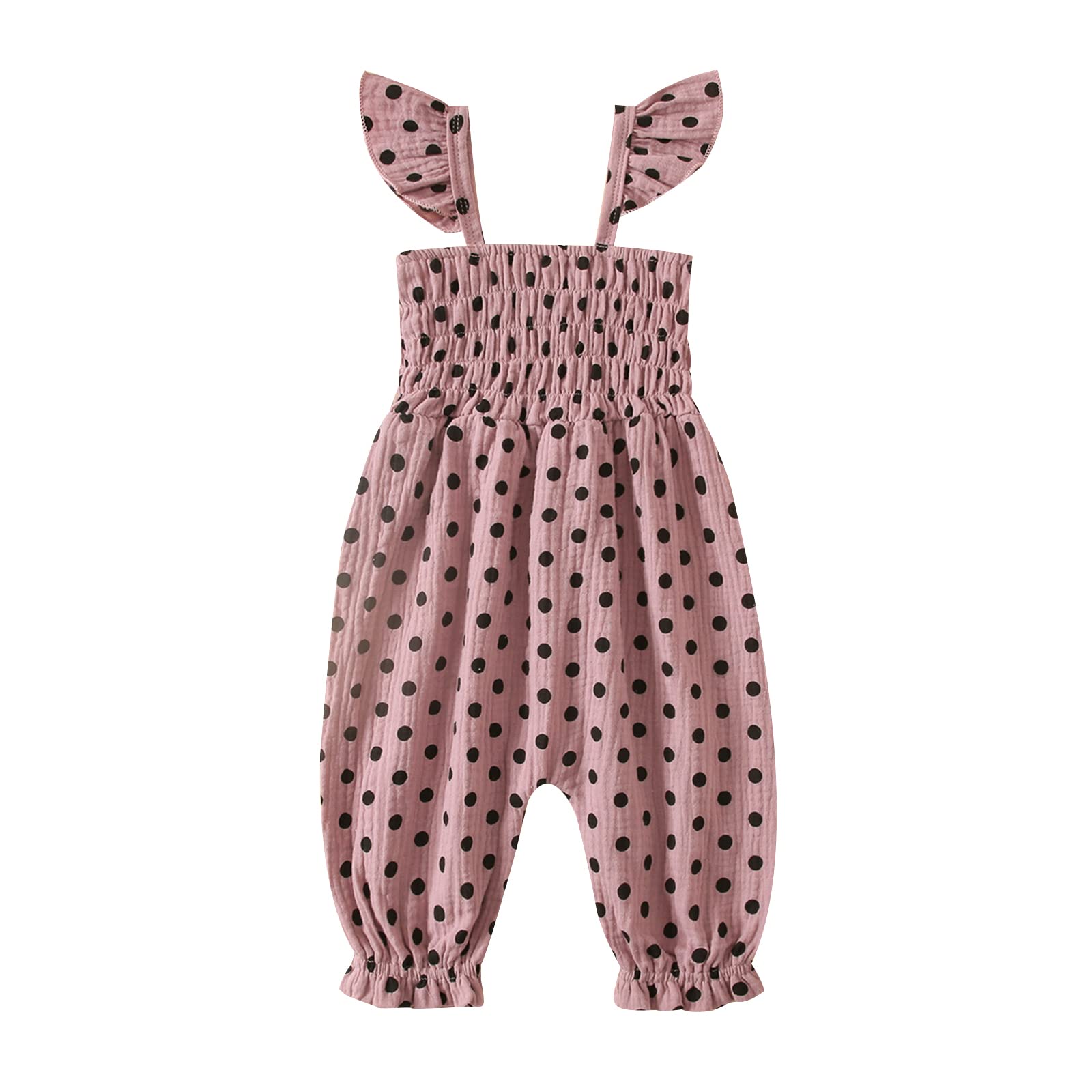 Summer Baby Girl Romper - Sleeveless Halter Floral Jumpsuit for Infants | One-Piece Outfit & Bodysuit | Perfect for Beach, Park & Family Outings